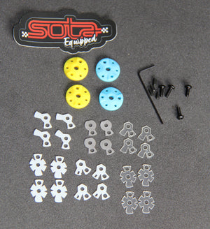 1/10 Piston Shim Stack System  - Schumacher 13mm bore.